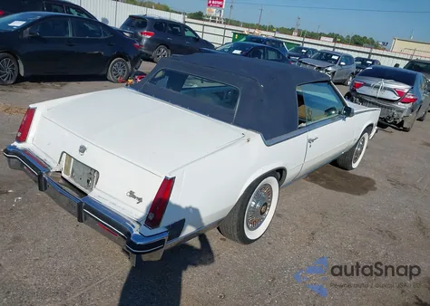 1984 Cadillac Eldorado Biarritz из США, поврежденный, VIN 1G6AL6785EE668545